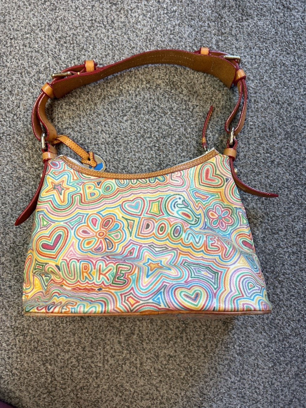 Dooney & Bourke Multicolor Graffiti Shoulder Bag